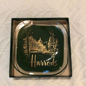 Vintage 70’s Harrods of London Glass Dish